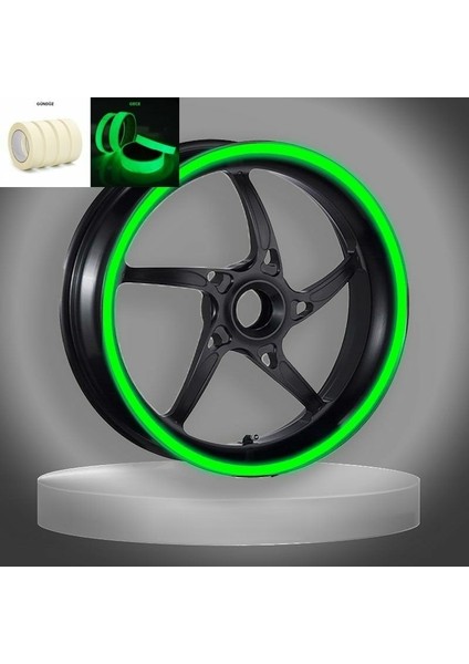 Gogo Lüks Jant Şeridi Seti Gece Yanan Doğal Renk (7cm x 7m)