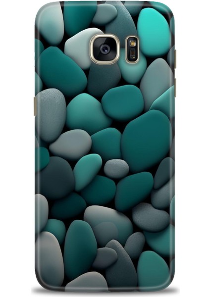Samsung Galaxy S7 Edge Hd Baskılı Kılıf + Seramik Tam Kaplayan Ekran Koruyucu 346