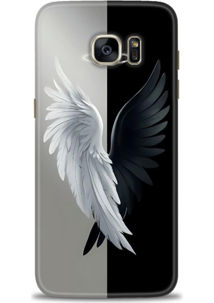 Samsung Galaxy S7 Edge Hd Baskılı Kılıf + Seramik Tam Kaplayan Ekran Koruyucu 146