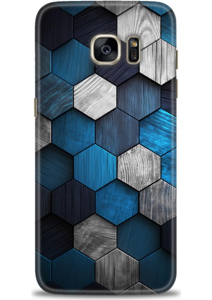 Samsung Galaxy S7 Edge Hd Baskılı Kılıf + Seramik Tam Kaplayan Ekran Koruyucu 323