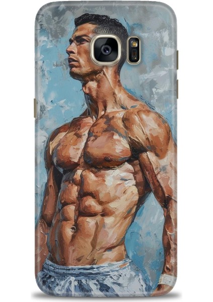 Samsung Galaxy S7 Edge Hd Baskılı Kılıf + Seramik Tam Kaplayan Ekran Koruyucu 4