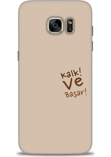Samsung Galaxy S7 Edge Hd Baskılı Kılıf + Seramik Tam Kaplayan Ekran Koruyucu 168