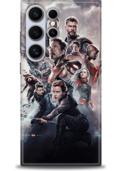 Samsung Galaxy S24 Ultra Hd Baskılı Kılıf + Seramik Tam Kaplayan Ekran Koruyucu 99