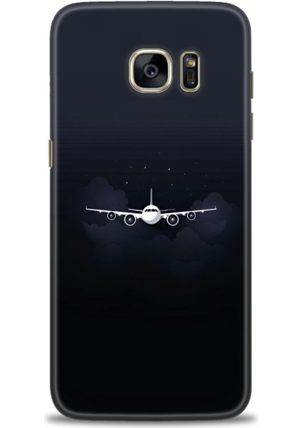 Samsung Galaxy S7 Edge Hd Baskılı Kılıf + Seramik Tam Kaplayan Ekran Koruyucu 381