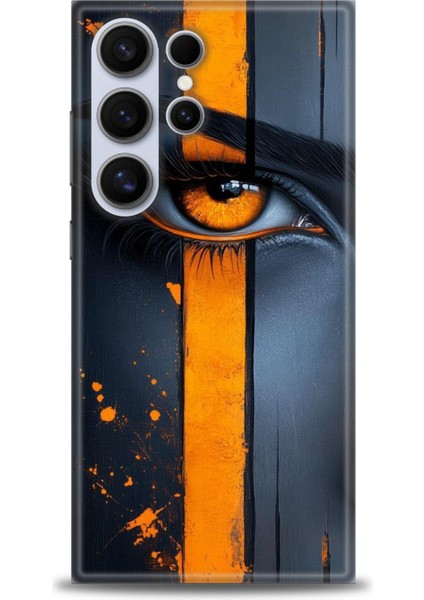 Samsung Galaxy S24 Ultra Hd Baskılı Kılıf + Seramik Tam Kaplayan Ekran Koruyucu 142
