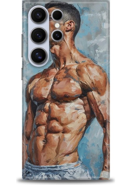 Samsung Galaxy S24 Ultra Hd Baskılı Kılıf + Seramik Tam Kaplayan Ekran Koruyucu 4