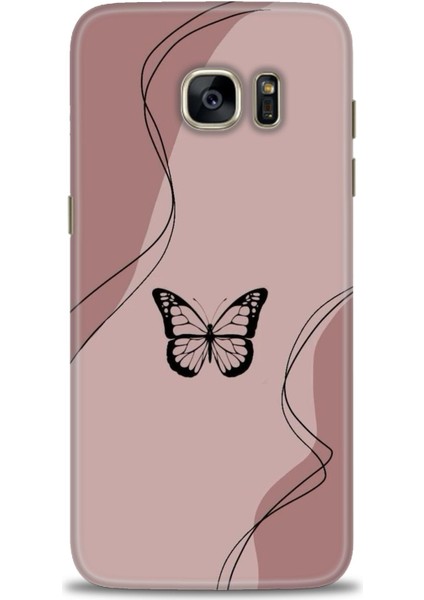 Samsung Galaxy S7 Edge Hd Baskılı Kılıf + Seramik Tam Kaplayan Ekran Koruyucu 183