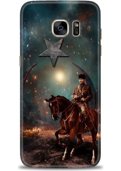 Samsung Galaxy S7 Edge Hd Baskılı Kılıf + Seramik Tam Kaplayan Ekran Koruyucu 25