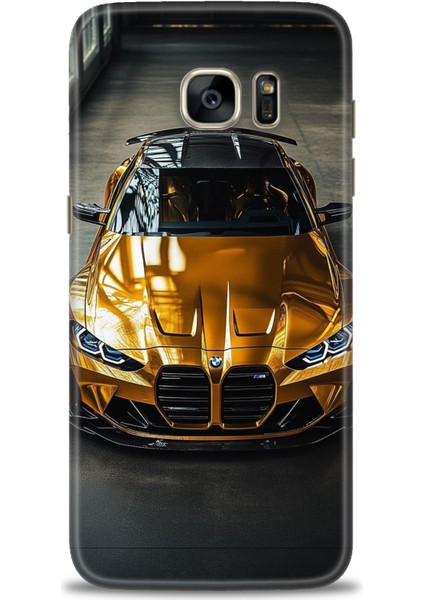 Samsung Galaxy S7 Edge Hd Baskılı Kılıf + Seramik Tam Kaplayan Ekran Koruyucu 489