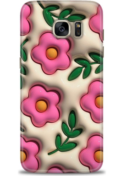 Samsung Galaxy S7 Edge Hd Baskılı Kılıf + Seramik Tam Kaplayan Ekran Koruyucu 111