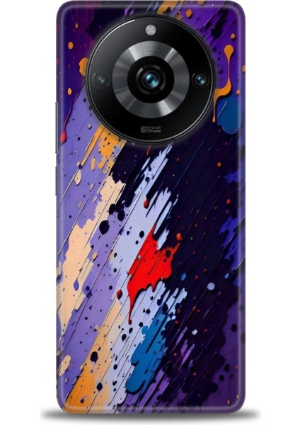 Realme 11 Pro Plus Kılıf Hd Baskılı Kılıf + Seramik Tam Kaplayan Ekran Koruyucu 436
