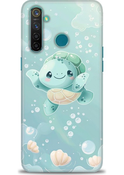 Realme 5 Pro Kılıf Hd Baskılı Kılıf + Seramik Tam Kaplayan Ekran Koruyucu 310