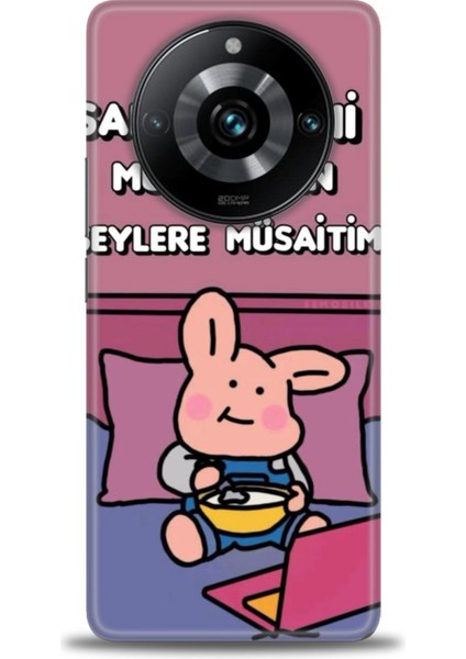 Realme 11 Pro Plus Kılıf Hd Baskılı Kılıf + Seramik Tam Kaplayan Ekran Koruyucu 166