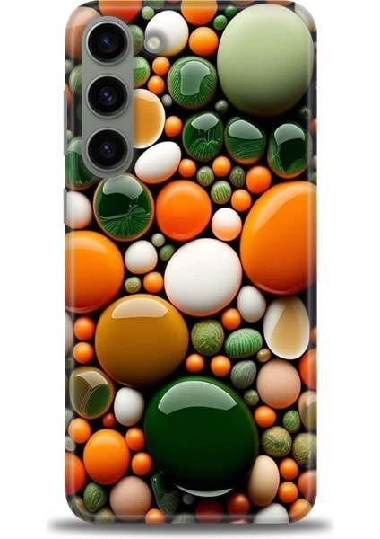 Samsung Galaxy S23 Plus Hd Baskılı Kılıf + Seramik Tam Kaplayan Ekran Koruyucu 348