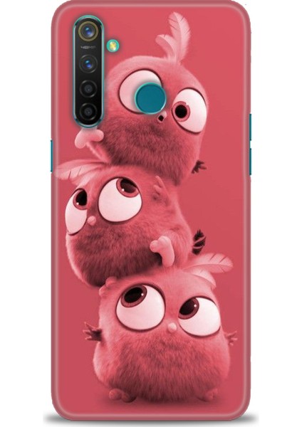 Realme 5 Pro Kılıf Hd Baskılı Kılıf + Seramik Tam Kaplayan Ekran Koruyucu 370