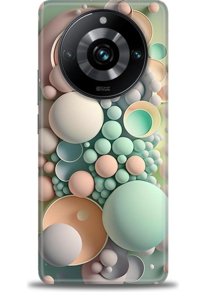Realme 11 Pro Plus Kılıf Hd Baskılı Kılıf + Seramik Tam Kaplayan Ekran Koruyucu 347
