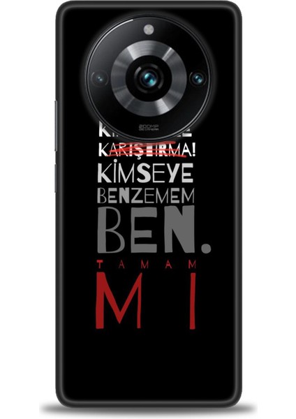 Realme 11 Pro Plus Kılıf Hd Baskılı Kılıf + Seramik Tam Kaplayan Ekran Koruyucu 396