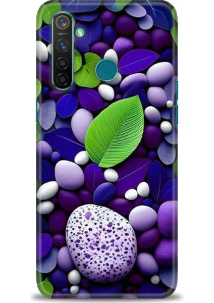 Realme 5 Pro Kılıf Hd Baskılı Kılıf + Seramik Tam Kaplayan Ekran Koruyucu 341