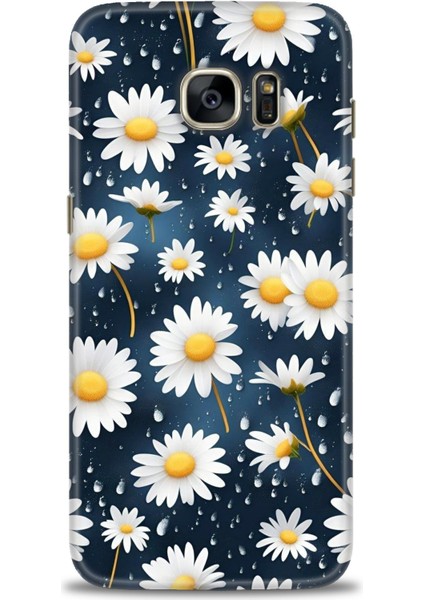 Samsung Galaxy S7 Edge Hd Baskılı Kılıf + Seramik Tam Kaplayan Ekran Koruyucu 132