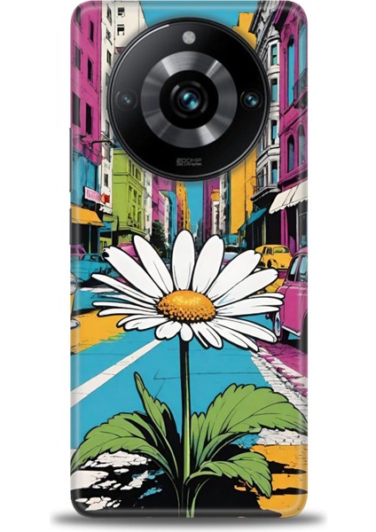 Realme 11 Pro Plus Kılıf Hd Baskılı Kılıf + Seramik Tam Kaplayan Ekran Koruyucu 443