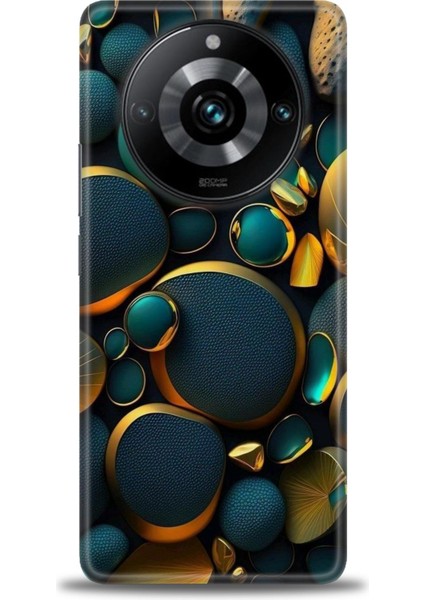 Realme 11 Pro Plus Kılıf Hd Baskılı Kılıf + Seramik Tam Kaplayan Ekran Koruyucu 345