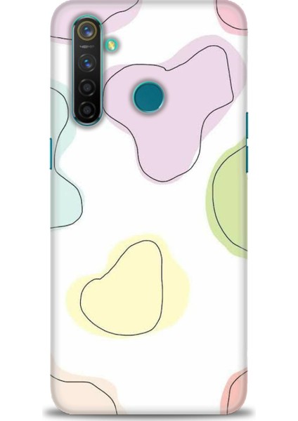 Realme 5 Pro Kılıf Hd Baskılı Kılıf + Seramik Tam Kaplayan Ekran Koruyucu 174