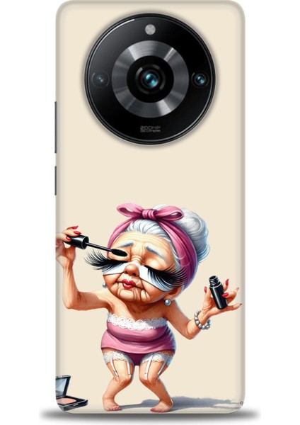 Realme 11 Pro Plus Kılıf Hd Baskılı Kılıf + Seramik Tam Kaplayan Ekran Koruyucu 50