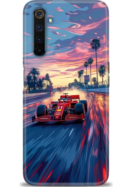 Realme 6 Pro Kılıf Hd Baskılı Kılıf + Seramik Tam Kaplayan Ekran Koruyucu 102