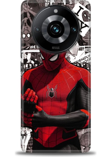 Realme 11 Pro Plus Kılıf Hd Baskılı Kılıf + Seramik Tam Kaplayan Ekran Koruyucu 95
