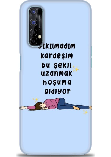 Realme 7 Kılıf Hd Baskılı Kılıf + Seramik Tam Kaplayan Ekran Koruyucu 169
