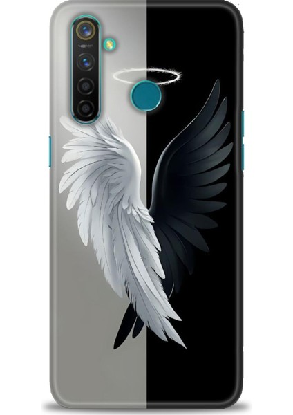 Realme 5 Pro Kılıf Hd Baskılı Kılıf + Seramik Tam Kaplayan Ekran Koruyucu 146
