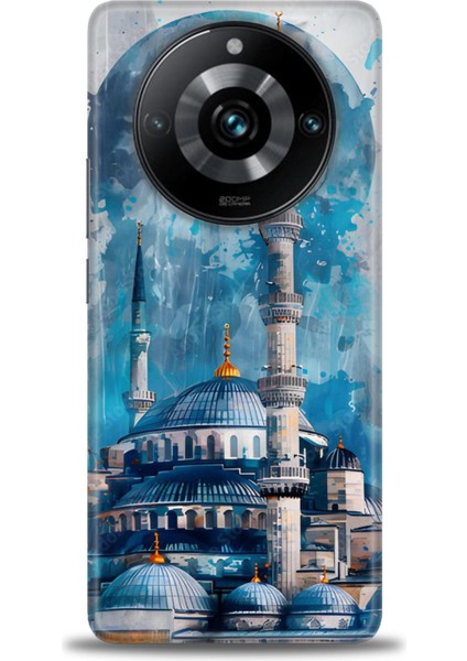 Realme 11 Pro Plus Kılıf Hd Baskılı Kılıf + Seramik Tam Kaplayan Ekran Koruyucu 228