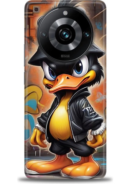 Realme 11 Pro Plus Kılıf Hd Baskılı Kılıf + Seramik Tam Kaplayan Ekran Koruyucu 256