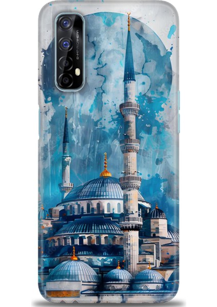 Realme 7 Kılıf Hd Baskılı Kılıf + Seramik Tam Kaplayan Ekran Koruyucu 228