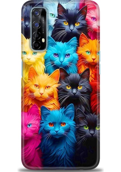 Realme 7 Kılıf Hd Baskılı Kılıf + Seramik Tam Kaplayan Ekran Koruyucu 70
