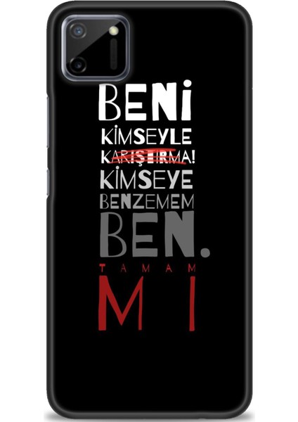 Realme C11 Kılıf Hd Baskılı Kılıf + Seramik Tam Kaplayan Ekran Koruyucu 396