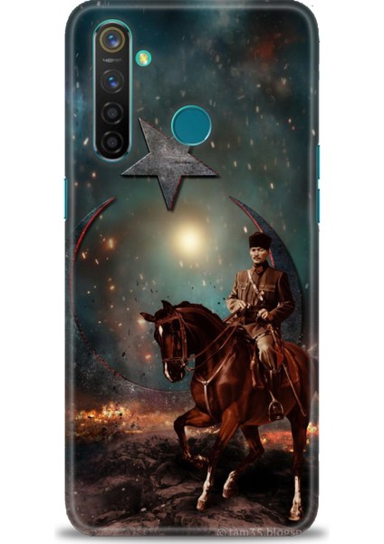 Realme 5 Pro Kılıf Hd Baskılı Kılıf + Seramik Tam Kaplayan Ekran Koruyucu 25
