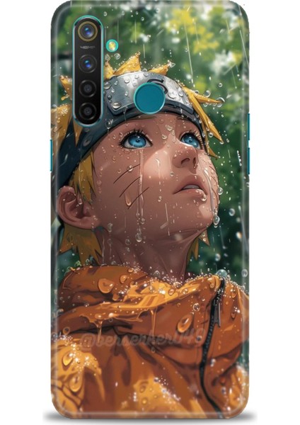 Realme 5 Pro Kılıf Hd Baskılı Kılıf + Seramik Tam Kaplayan Ekran Koruyucu 257