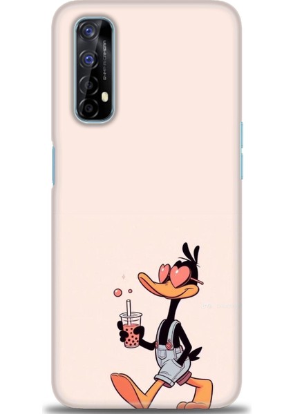 Realme 7 Kılıf Hd Baskılı Kılıf + Seramik Tam Kaplayan Ekran Koruyucu 407