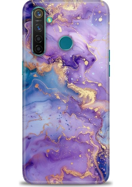 Realme 5 Pro Kılıf Hd Baskılı Kılıf + Seramik Tam Kaplayan Ekran Koruyucu 311