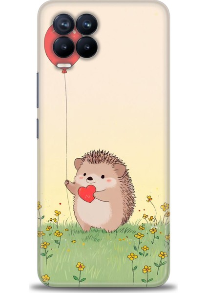 Realme 8 Kılıf Hd Baskılı Kılıf + Seramik Tam Kaplayan Ekran Koruyucu 305