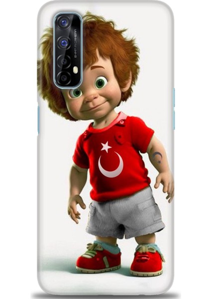 Realme 7 Kılıf Hd Baskılı Kılıf + Seramik Tam Kaplayan Ekran Koruyucu 247