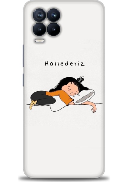 Realme 8 Kılıf Hd Baskılı Kılıf + Seramik Tam Kaplayan Ekran Koruyucu 164