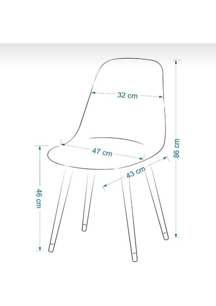 Ahşap Ayaklı Bella Mutfak-Salon Sandalyesi Siyah Deri Oturum Şeffaf SIRT/130 kg Kapasiteli - 2 Adet