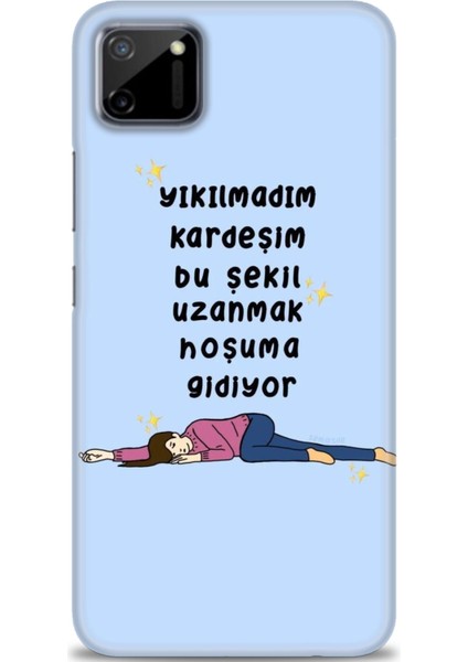 Realme C11 Kılıf Hd Baskılı Kılıf + Seramik Tam Kaplayan Ekran Koruyucu 169