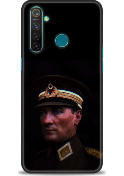 Realme 5 Pro Kılıf Hd Baskılı Kılıf + Seramik Tam Kaplayan Ekran Koruyucu 21