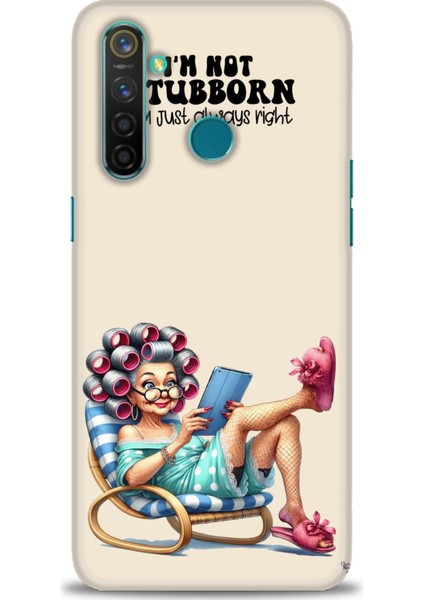 Realme 5 Pro Kılıf Hd Baskılı Kılıf + Seramik Tam Kaplayan Ekran Koruyucu 49