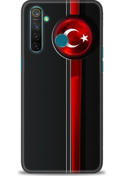 Realme 5 Pro Kılıf Hd Baskılı Kılıf + Seramik Tam Kaplayan Ekran Koruyucu 32