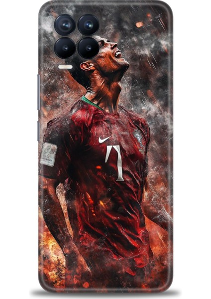 Realme 8 Kılıf Hd Baskılı Kılıf + Seramik Tam Kaplayan Ekran Koruyucu 8