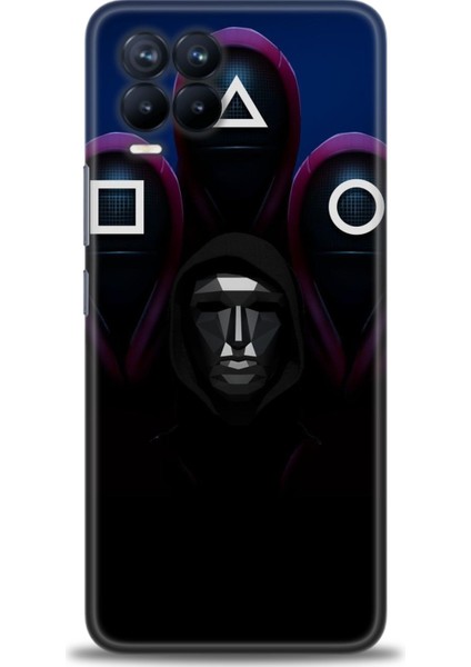Realme 8 Kılıf Hd Baskılı Kılıf + Seramik Tam Kaplayan Ekran Koruyucu 283